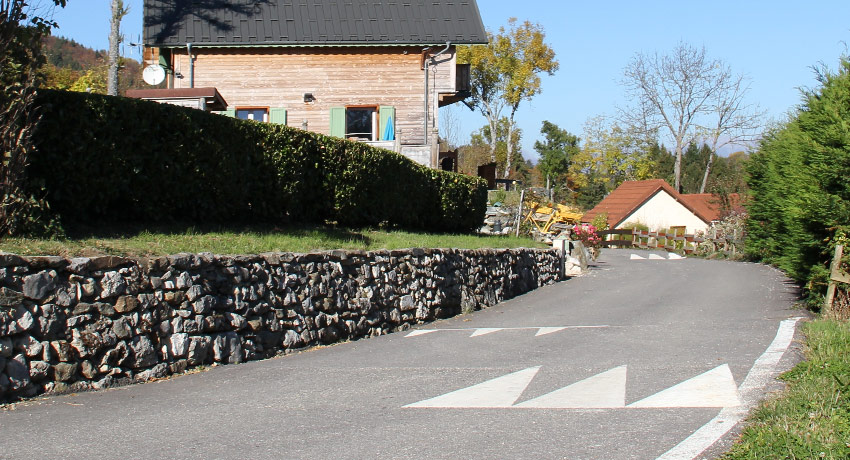 Sécurisation de la rue du col de l’alpe